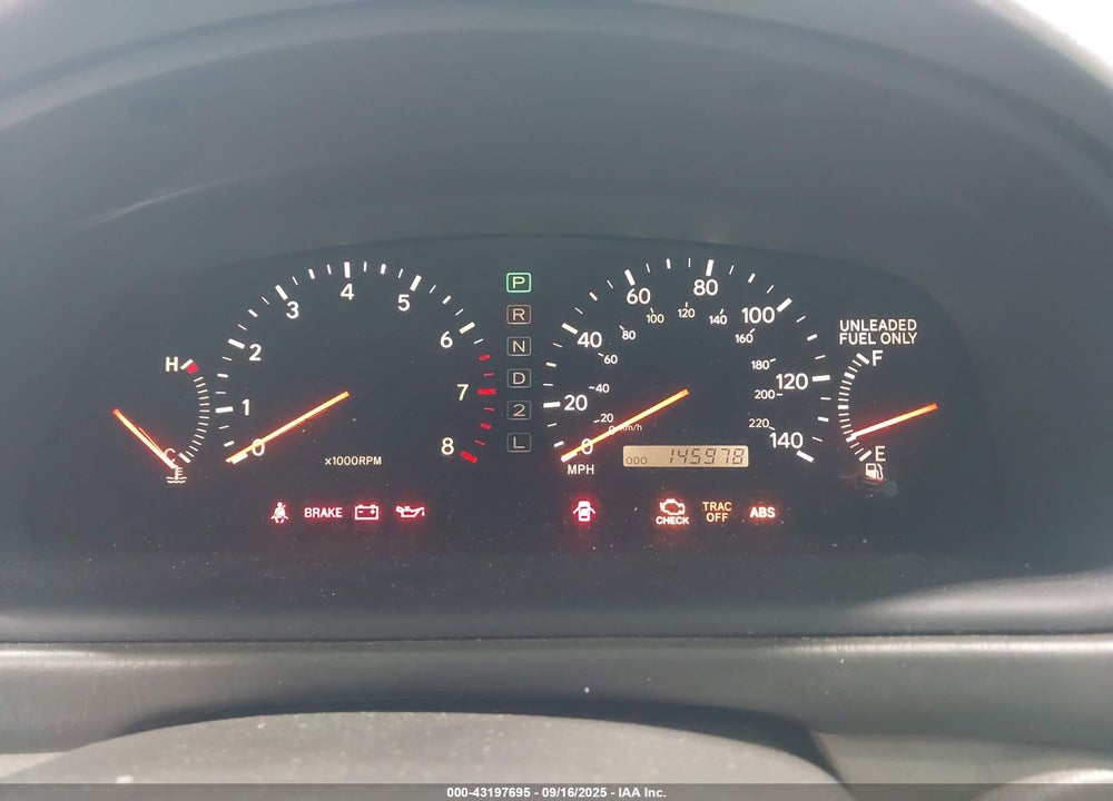 1999 LEXUS ES 300 VIN: JT8BF28G5X0232753