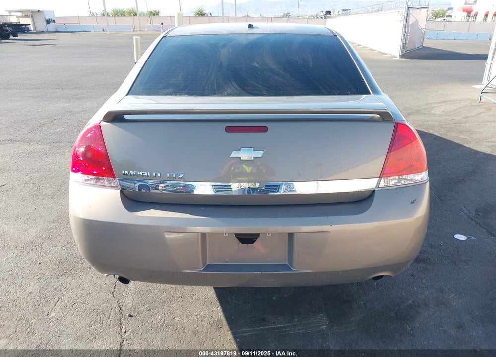 2007 CHEVROLET IMPALA LTZ VIN: 2G1WU58R979222818