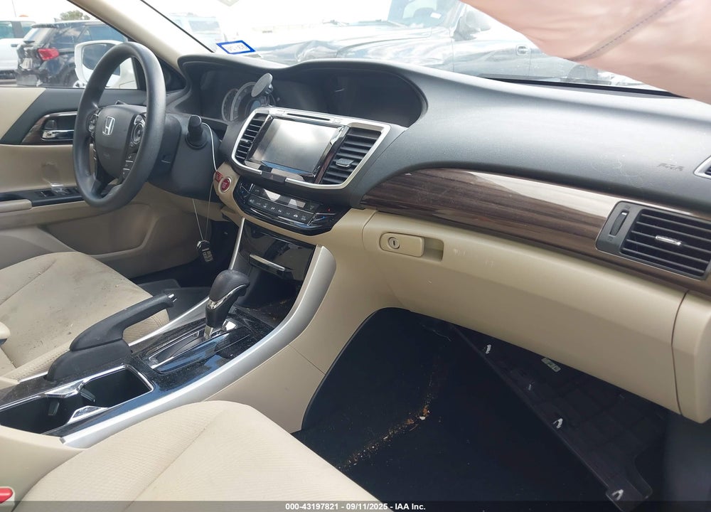 2016 HONDA ACCORD VIN: 1HGCR2F09GA130337