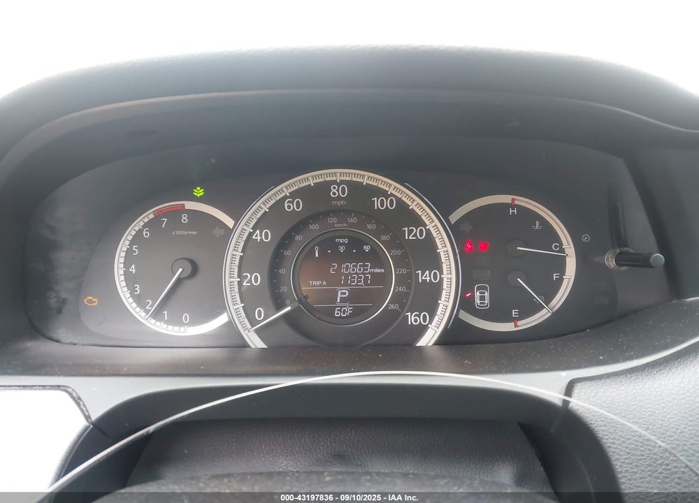 2013 HONDA ACCORD LX VIN: 1HGCR2F31DA203660