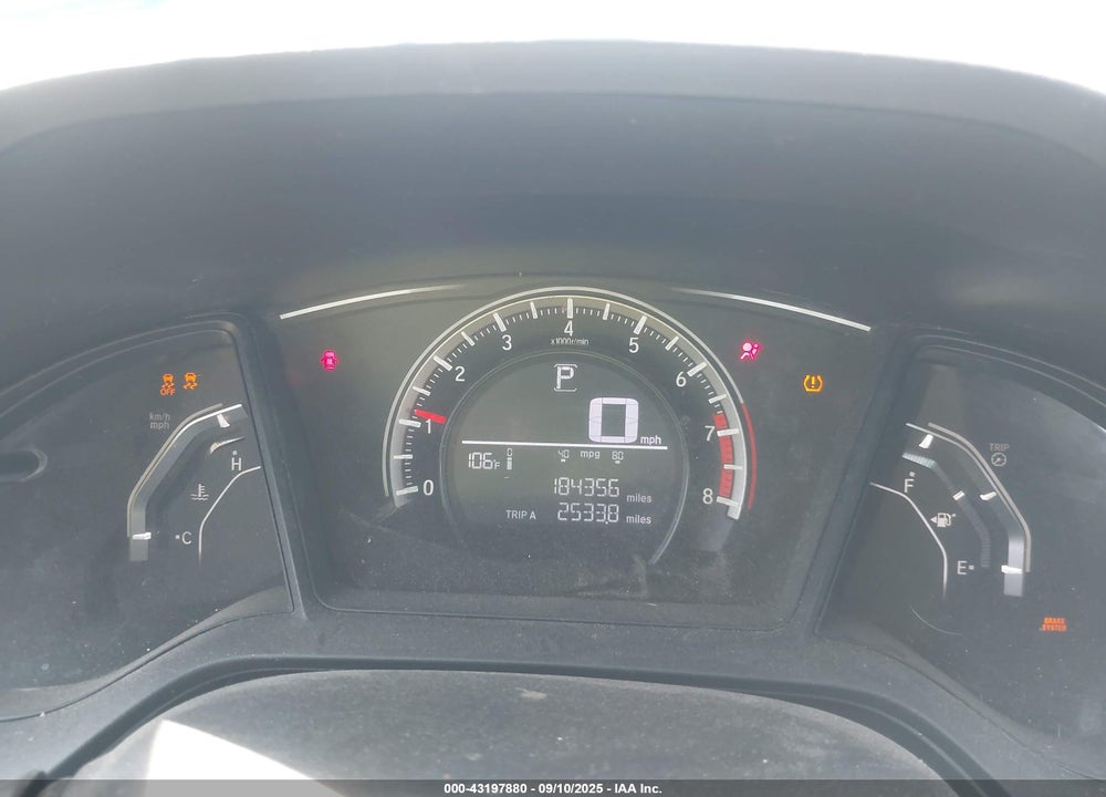 2016 HONDA CIVIC VIN: 2HGFC4B06GH300350