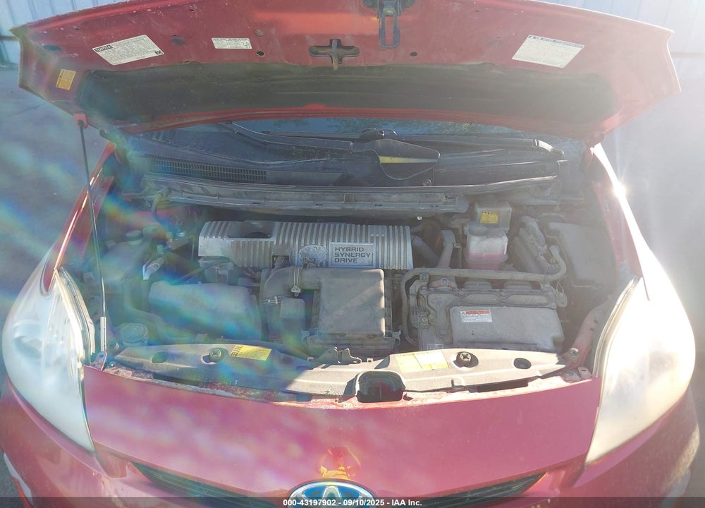 2012 TOYOTA PRIUS TWO VIN: JTDKN3DU2C1539775