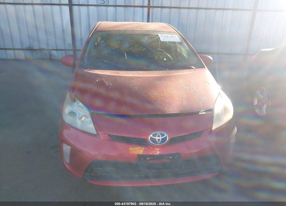 2012 TOYOTA PRIUS TWO VIN: JTDKN3DU2C1539775