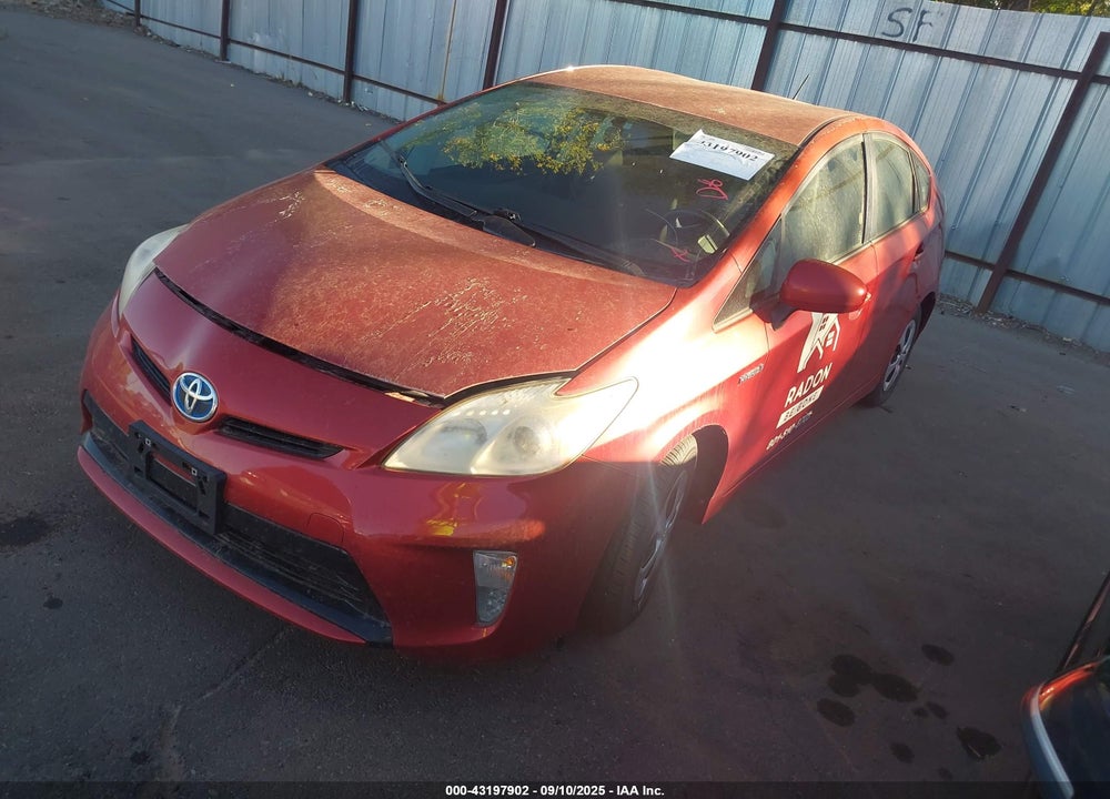 2012 TOYOTA PRIUS TWO VIN: JTDKN3DU2C1539775