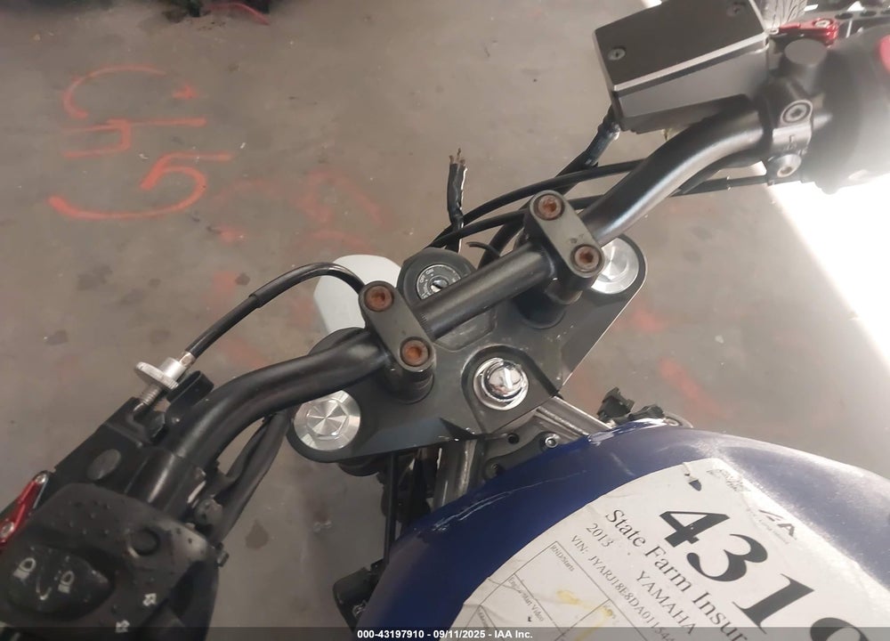 2013 YAMAHA FZ6 R VIN: JYARJ18E8DA011544