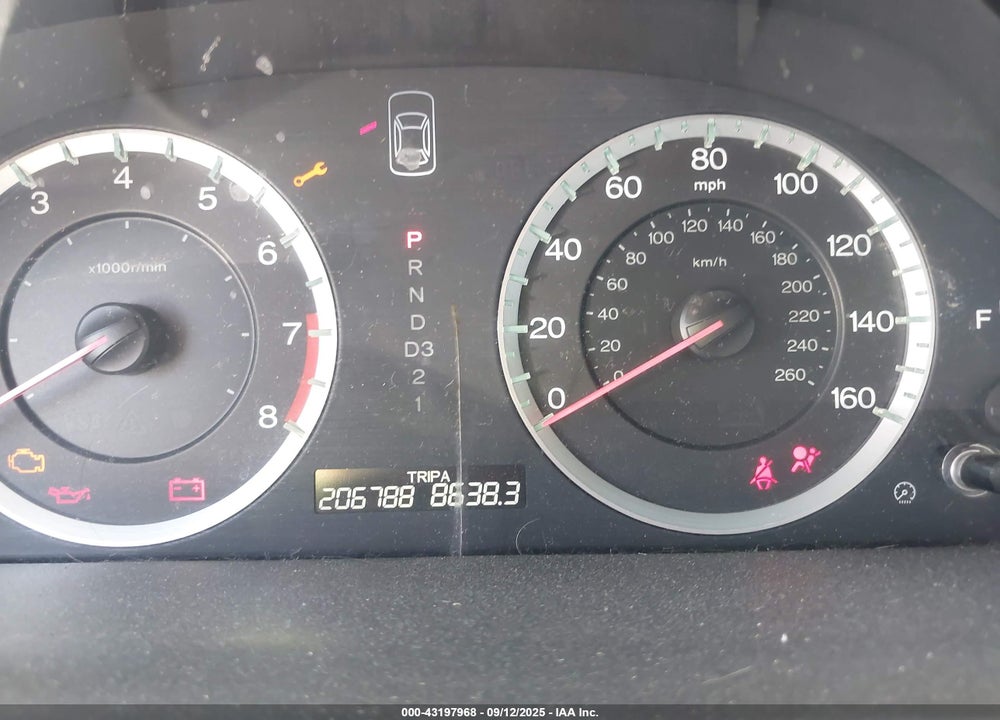 2009 HONDA ACCORD VIN: 1HGCP264X9A058592
