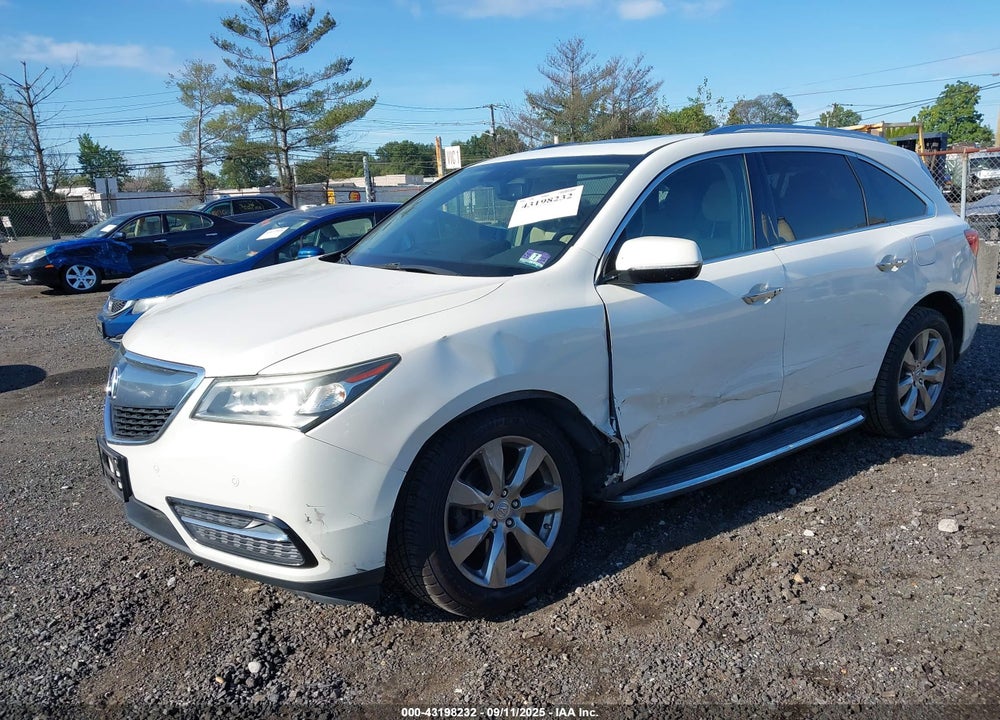 2014 ACURA MDX VIN: 5FRYD4H87EB002344