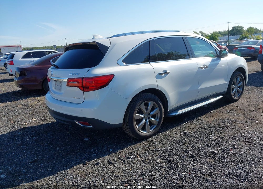 2014 ACURA MDX VIN: 5FRYD4H87EB002344