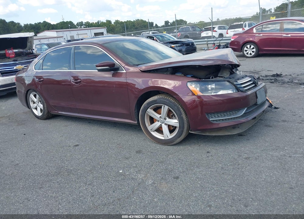 2013 VOLKSWAGEN PASSAT 2.5L SE VIN: 1VWBP7A31DC119084
