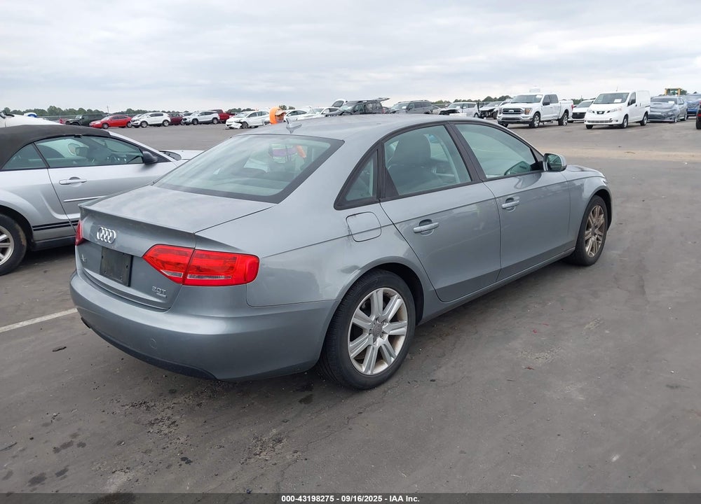 2010 AUDI A4 VIN: WAUDFAFL7AN033974