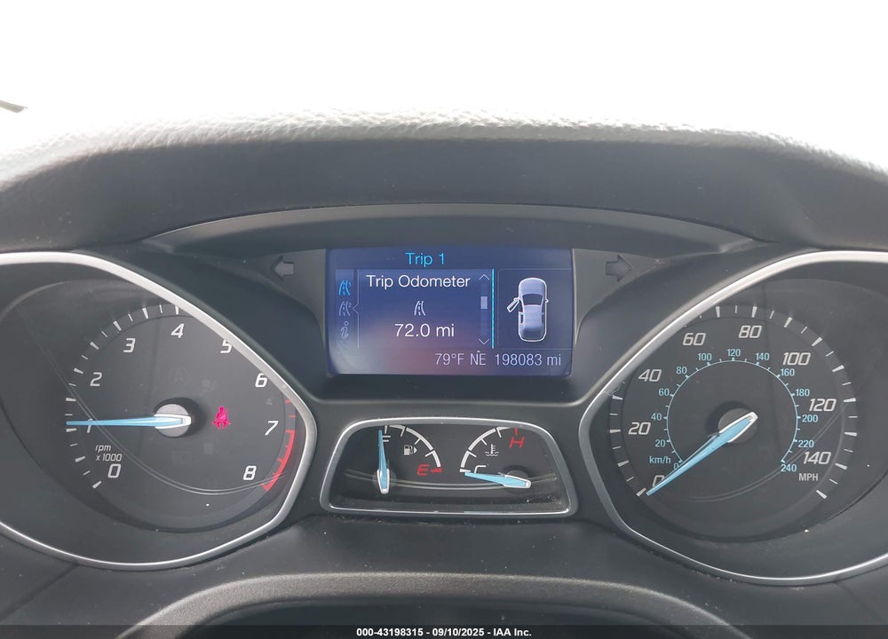 2013 FORD FOCUS VIN: 1FADP3K28DL204844