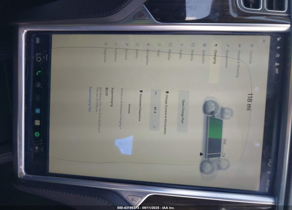 2014 TESLA MODEL S VIN: 5YJSA1H18EFP21006
