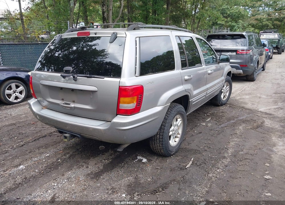 2000 JEEP GRAND CHEROKEE LIMITED VIN: 1J4GW58S9YC347623