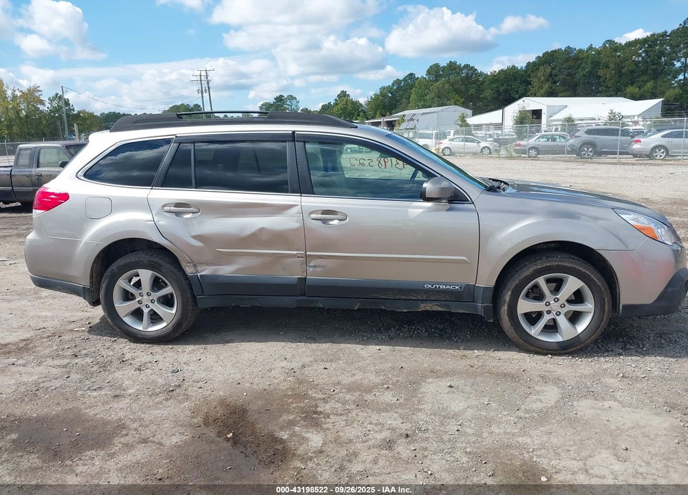 2014 SUBARU OUTBACK VIN: 4S4BRBLC7E3309899