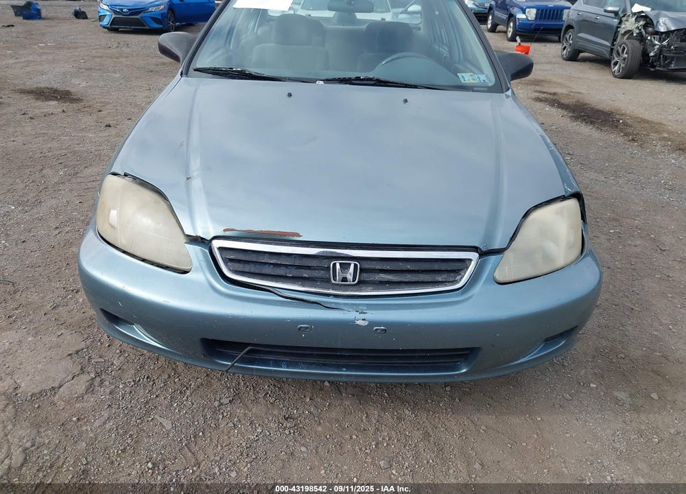 2000 HONDA CIVIC LX VIN: 2HGEJ6674YH586933