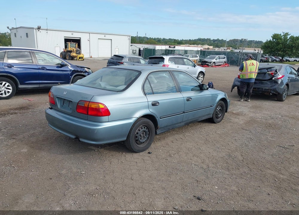 2000 HONDA CIVIC LX VIN: 2HGEJ6674YH586933