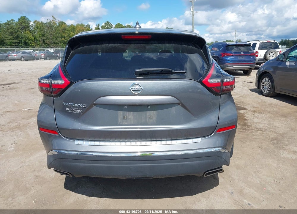 2019 NISSAN MURANO VIN: 5N1AZ2MJ3KN163767