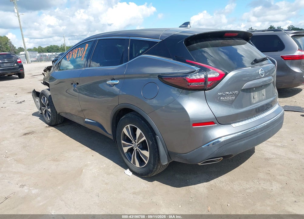 2019 NISSAN MURANO VIN: 5N1AZ2MJ3KN163767