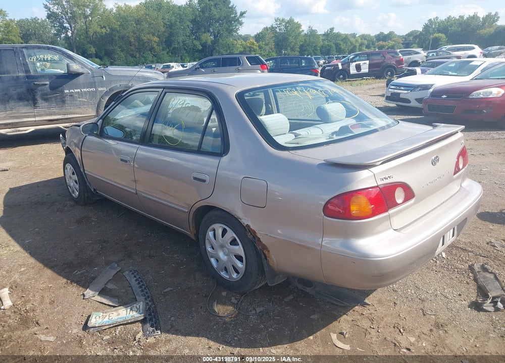 2001 TOYOTA COROLLA LE VIN: 1NXBR12E81Z496331