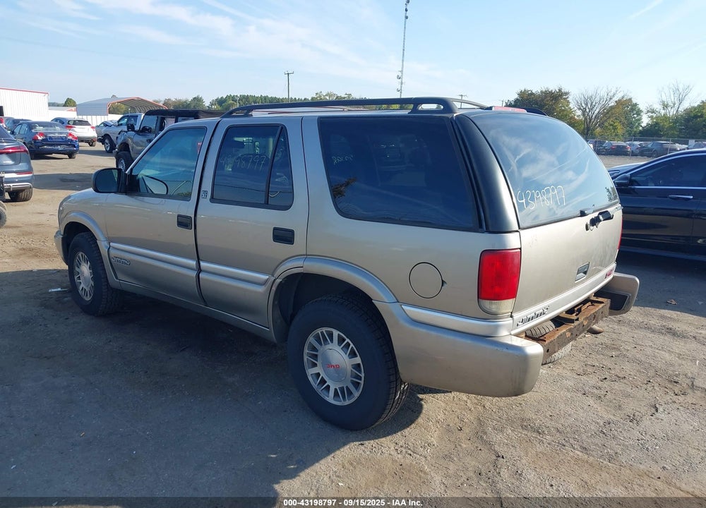 2001 GMC JIMMY SLE VIN: 1GKDT13W912169541