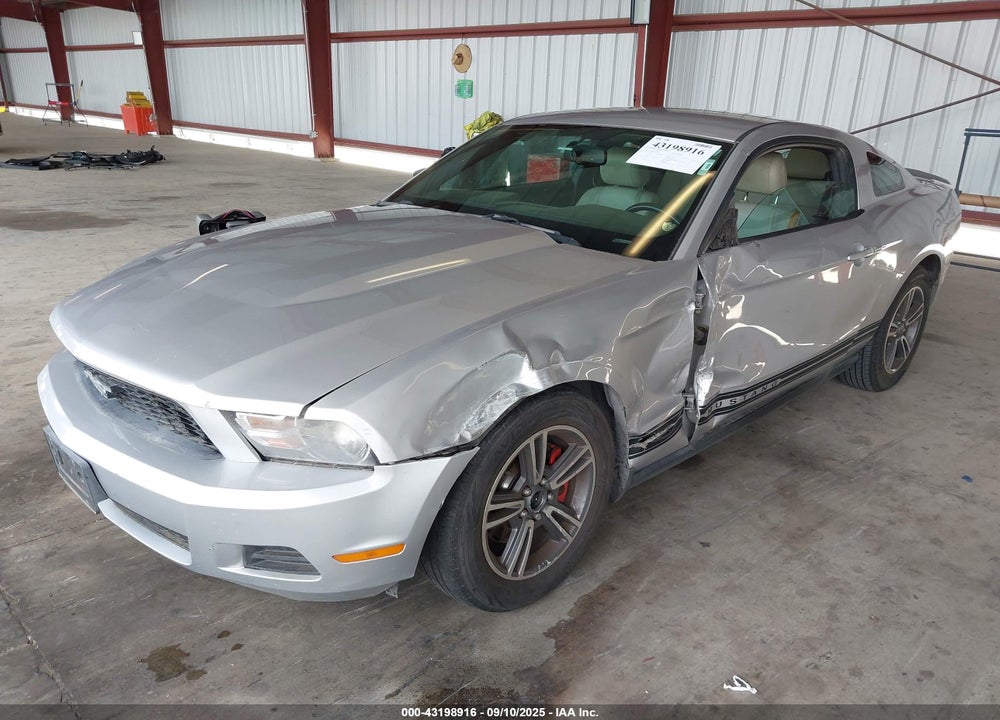2012 FORD MUSTANG V6 PREMIUM VIN: 1ZVBP8AM2C5282974
