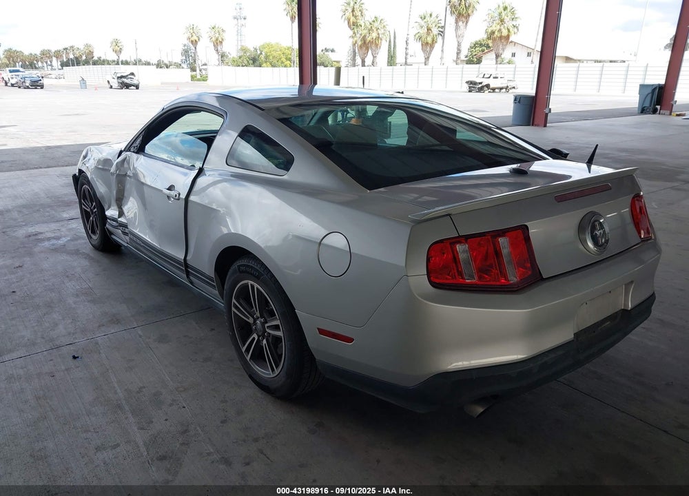 2012 FORD MUSTANG V6 PREMIUM VIN: 1ZVBP8AM2C5282974