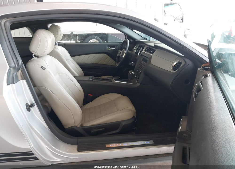 2012 FORD MUSTANG V6 PREMIUM VIN: 1ZVBP8AM2C5282974