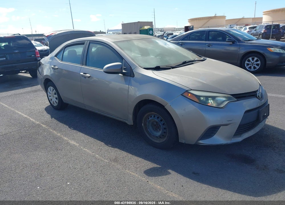 2014 TOYOTA COROLLA LE ECO/LE ECO PLUS/LE ECO PREMIUM VIN: 5YFBPRHE7EP081679