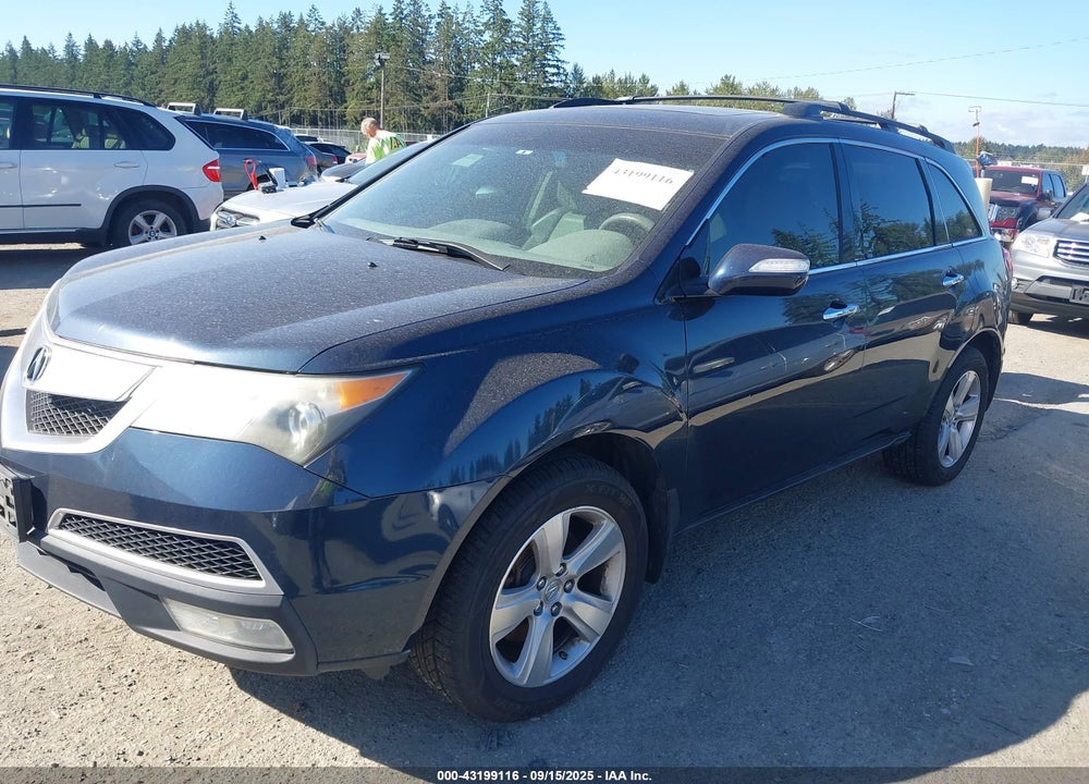 2010 ACURA MDX VIN: 2HNYD2H60AH512991