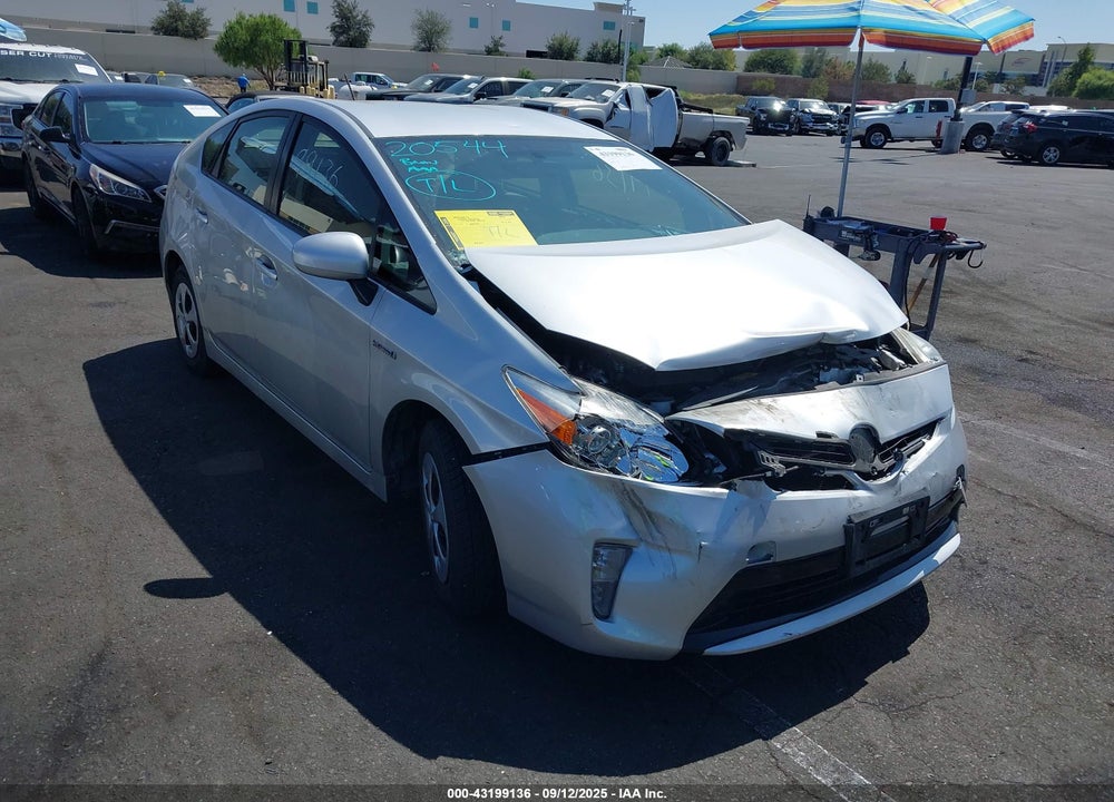 2012 TOYOTA PRIUS THREE VIN: JTDKN3DUXC5420266