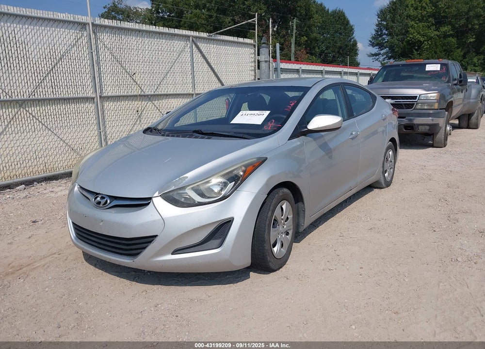 2016 HYUNDAI ELANTRA SE VIN: 5NPDH4AE5GH730740