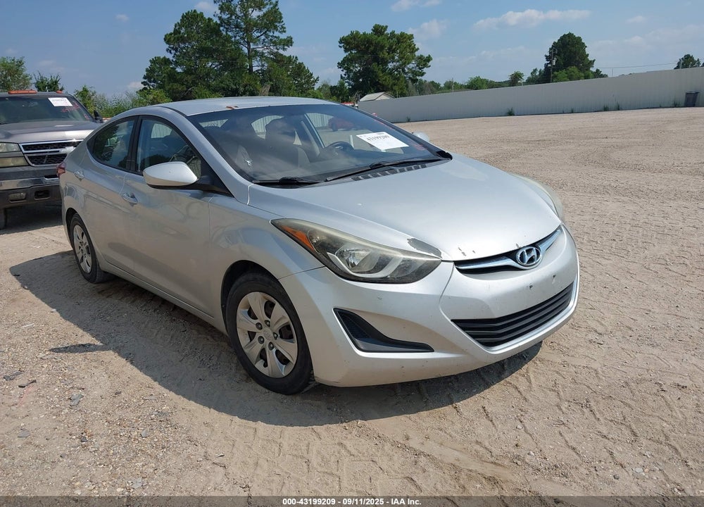 2016 HYUNDAI ELANTRA SE VIN: 5NPDH4AE5GH730740