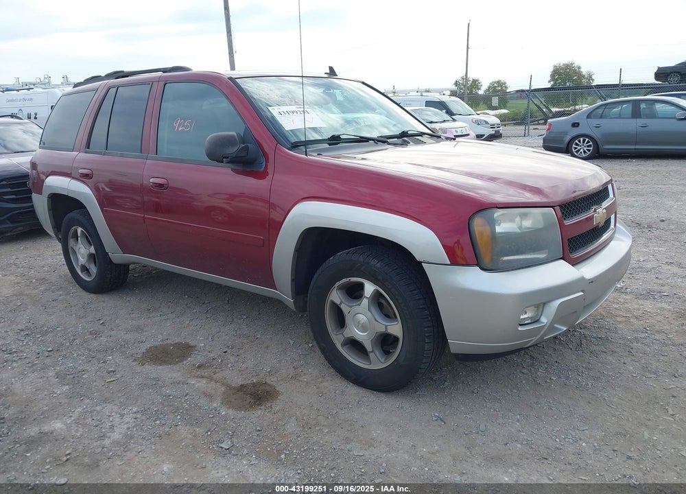2008 CHEVROLET TRAILBLAZER LT VIN: 1GNDT13S782255134