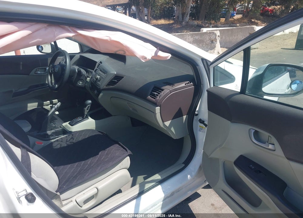 2012 HONDA CIVIC LX VIN: 19XFB2F59CE347082