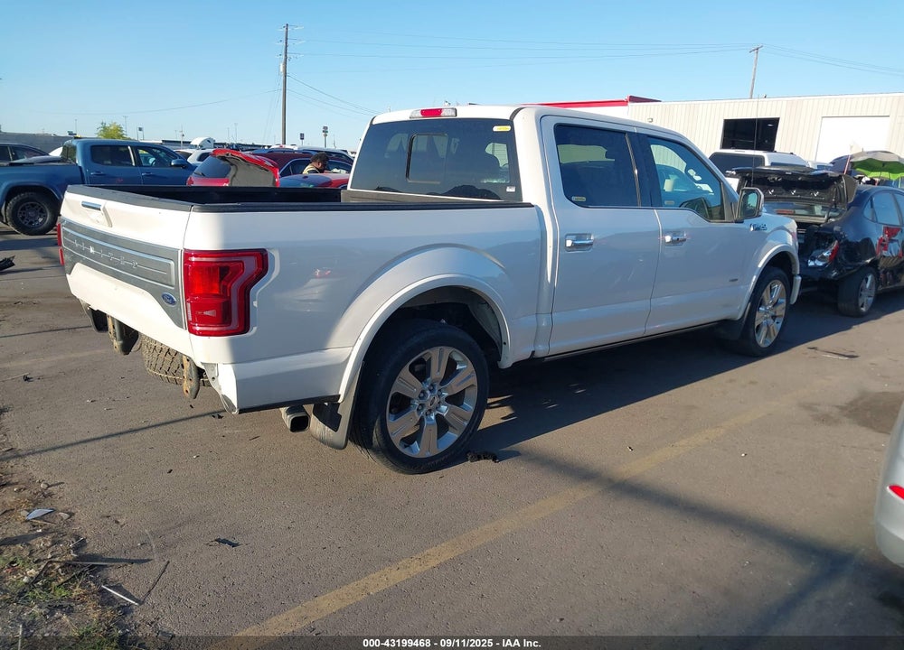 2016 FORD F-150 LIMITED VIN: 1FTEW1EG3GFC48735