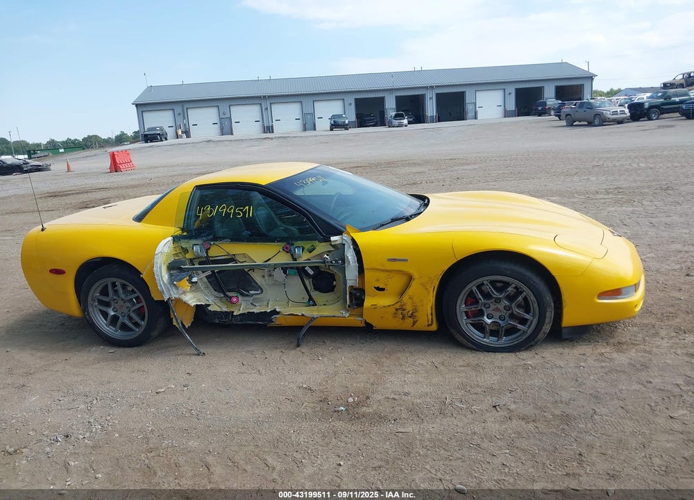 2002 CHEVROLET CORVETTE Z06 HARDTOP VIN: 1G1YY12SX25121925