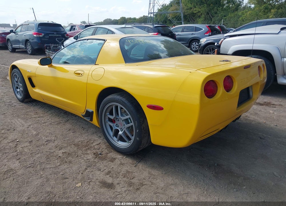 2002 CHEVROLET CORVETTE Z06 HARDTOP VIN: 1G1YY12SX25121925