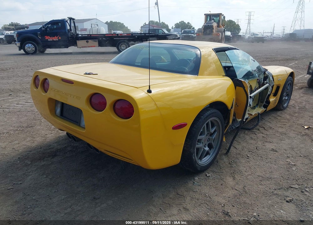 2002 CHEVROLET CORVETTE Z06 HARDTOP VIN: 1G1YY12SX25121925