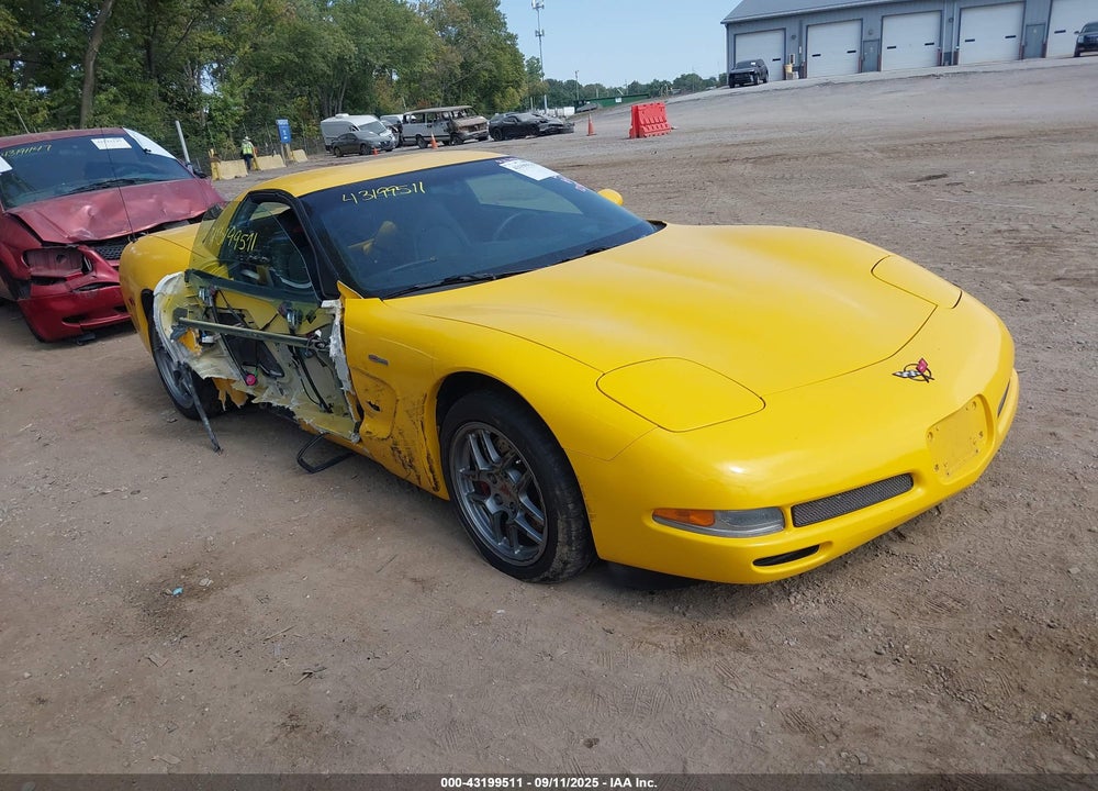2002 CHEVROLET CORVETTE Z06 HARDTOP VIN: 1G1YY12SX25121925