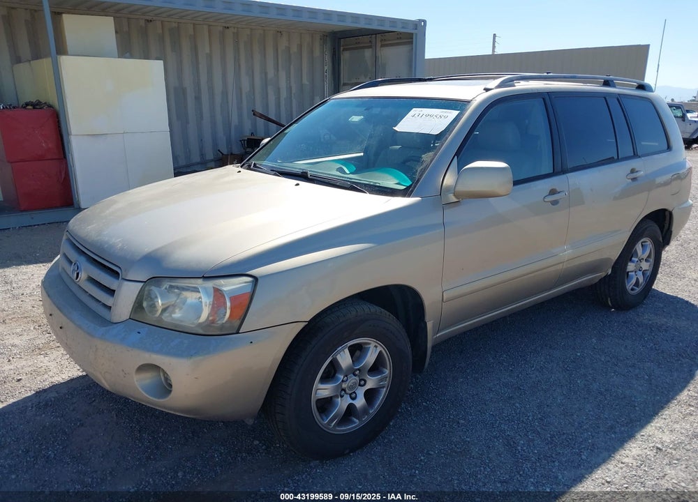 2005 TOYOTA HIGHLANDER V6 VIN: JTEDP21A250051826