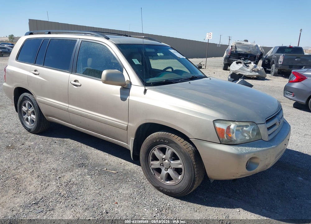 2005 TOYOTA HIGHLANDER V6 VIN: JTEDP21A250051826
