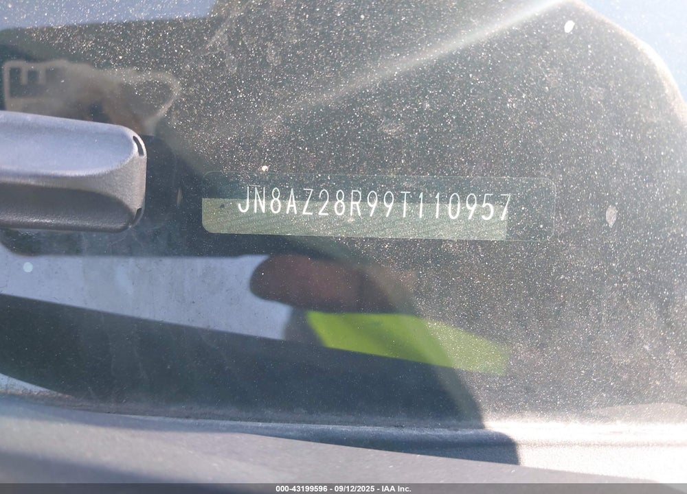 2009 NISSAN CUBE 1.8S VIN: JN8AZ28R99T110957