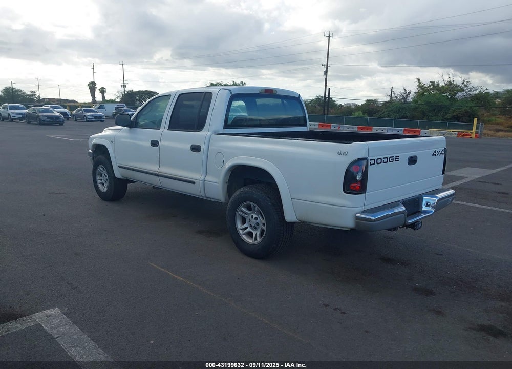 2002 DODGE DAKOTA SLT VIN: 1B7HG48Z82S517093