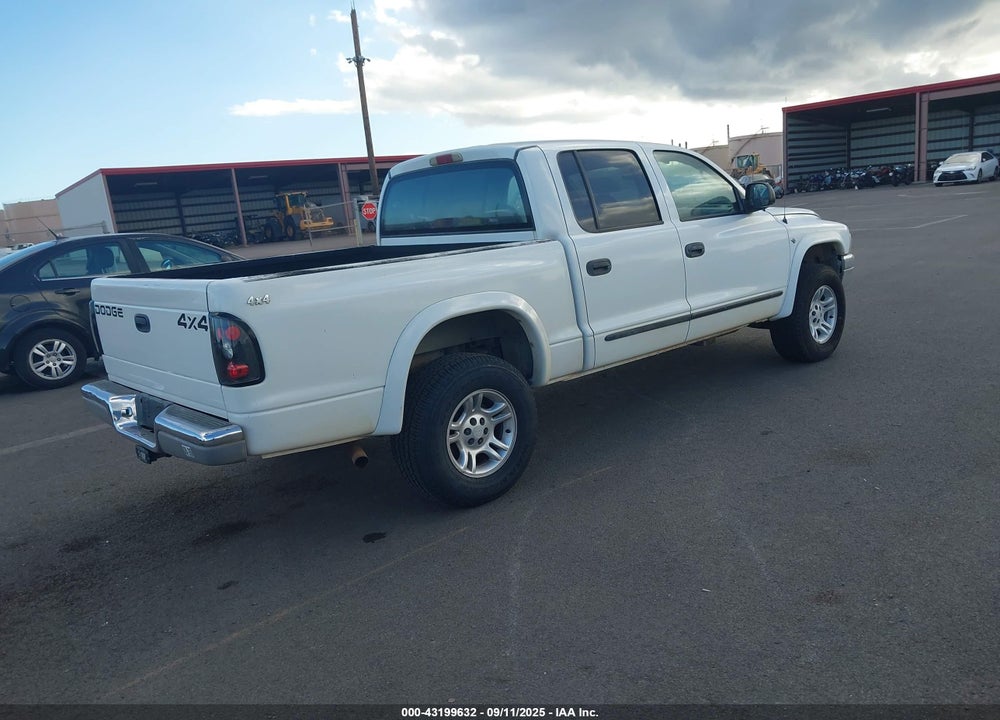 2002 DODGE DAKOTA SLT VIN: 1B7HG48Z82S517093