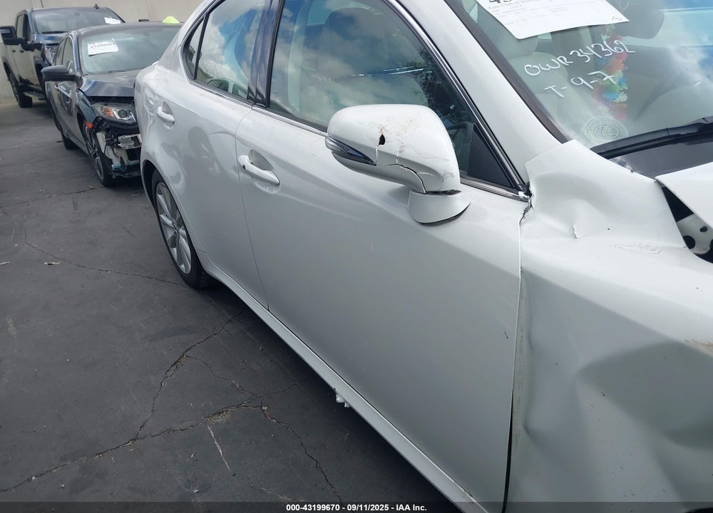 2009 LEXUS IS 250 VIN: JTHBK262695104501