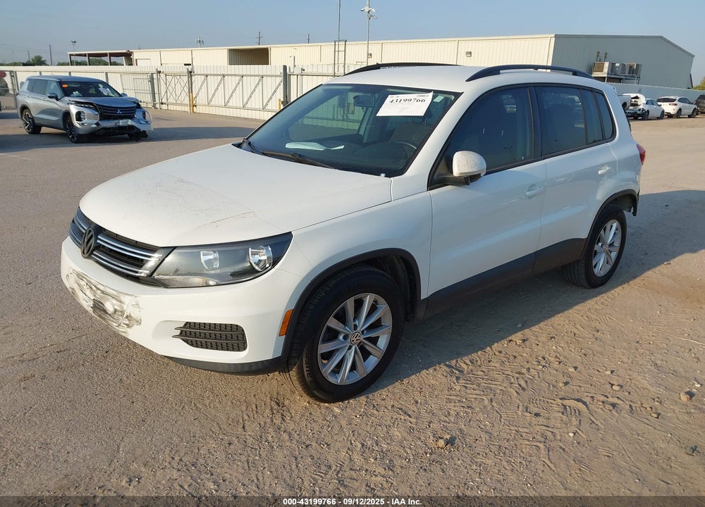 2018 VOLKSWAGEN TIGUAN LIMITED 2.0T VIN: WVGBV7AX9JK003009