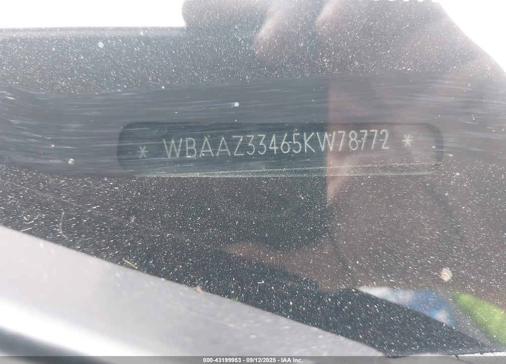 2005 BMW 325I VIN: WBAAZ33465KW78772