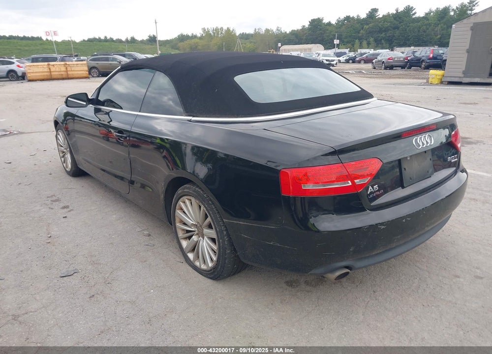 2010 AUDI A5 VIN: WAULFAFH6AN025260