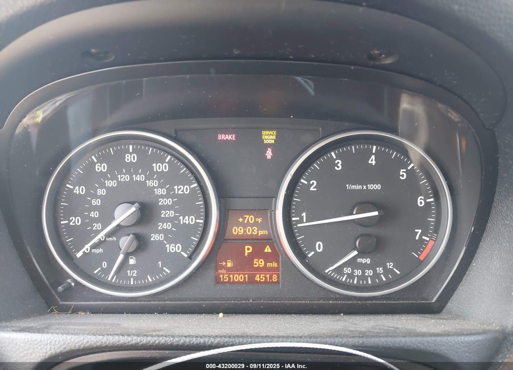 2008 BMW 328I VIN: WBAVA33558P142274