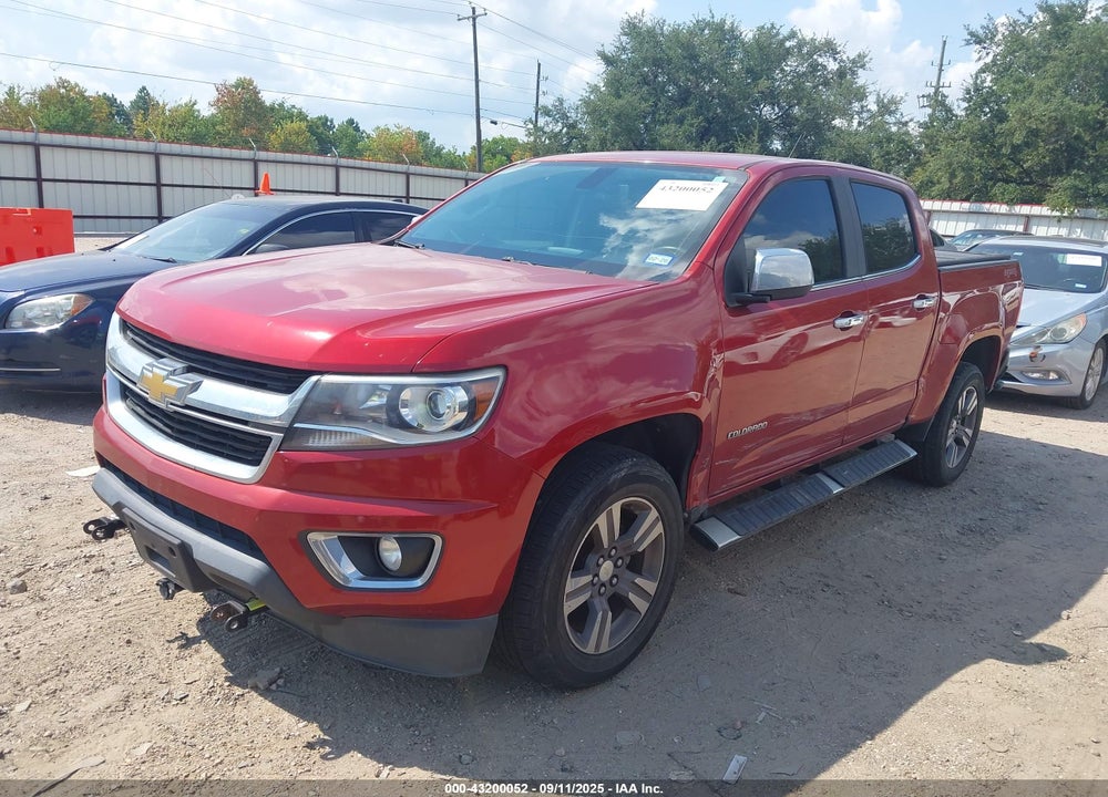 2016 CHEVROLET COLORADO LT VIN: 1GCGTCE30G1106950